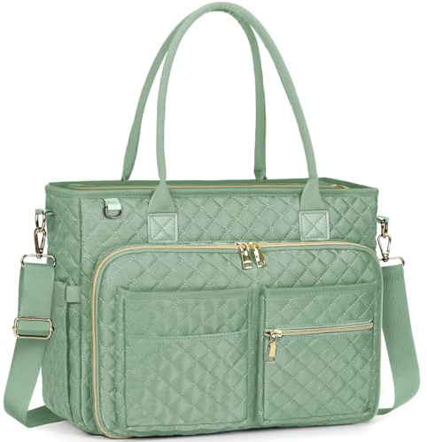 RAINSMORE Borsa Lavoro Donna per Insegnante Borsa Porta PC 15,6 Pollici Borsa Donna Tote per Ufficio Università Scuola
