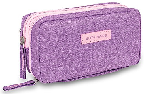 Bolsa estuche isotérmico para diabéticos | Diabetic´s | Elite Bags | Color: morado | Para plumas de insulina y glucómetros