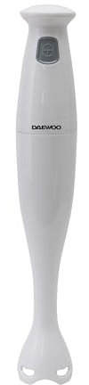 Daewoo Hand Blender, Stainless Steel Blades, Blends Fruit And Vegetables, Powerful Blade Speed With Non-Removable Blending Rod, Suitable For Multiple Blending Jobs In The Kitchen, White