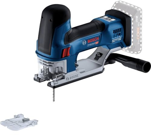 Bosch Professional 18V System Akku Stichsäge GST 18V-155 SC (mit Stabform, Akkus und Ladegerät nicht im Lieferumfang enthalten)