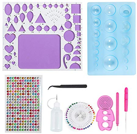 Paper Quilling Tool Set 809 Kit Derivative Paper Basic Material Pack Verktyg Nybörjare Paper Quilling Tool Kit Nybörjare