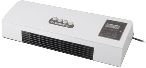 Chauffage Mural Chauffage Électrique 1800 W Faible Bruit Facile à Utiliser Minuterie de 1 à 6 Heures Commande