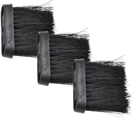 3 PCS Spazzole per Camino e Stufa con Manico, Spazzola per Camino, Scopa di Ricambio per Posate da Caminoconfezione di Ricambio Allungata, Manico in Legno, Spazzola per Pulizia Camino e Stufa
