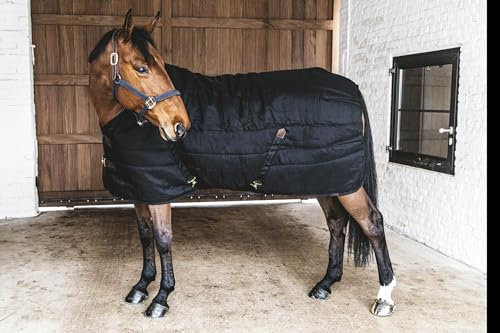 Kentucky - Manta para establo Classic negro, 125-5'9, 100 gramos