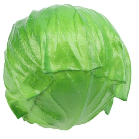 Chou artificiel violet - Modèle de légumes en PVC - Produit réaliste pour comptoir de cuisine, table à manger, centre de table - Accessoire alimentaire réaliste - Photographie (C)
