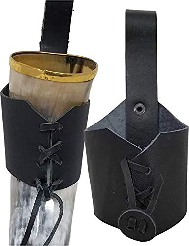 NauticalMart Belt Holster for XL Viking Drinking Horns