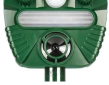 Thoveneth Lot de 2 répulsifs à ultrasons à énergie solaire pour animaux – Répulsif pour animaux en plein air – Répulsif anti-cerf, raton laveur, écureuil, chat, chien, lapin, répulsif étanche pour