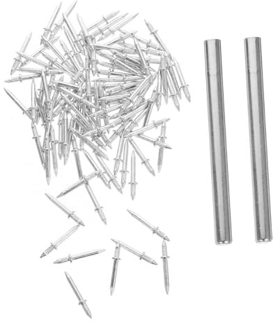 Angoily Clous à Double Tête Pour Tableaux Clous à Double Extrémité Pour Suspension De Tableaux Petits Pour Murs Plâtre Avec Manchons