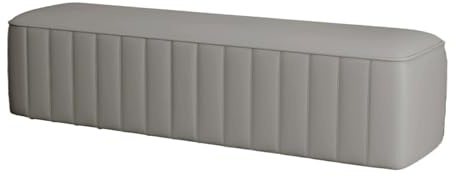 Sängbänk Hushålls multifunktionell soffa Bänk Creative Checkroom Sovrum Rum Sängbord Entré Sko Omklädningsbänk(Grijs,100 * 40 * 43cm)