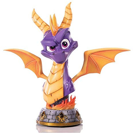 First4Figures - Spyro Il Drago (Spyro Grande Scala Busto) RESINA Statua