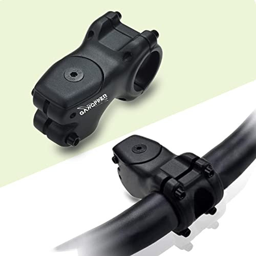 GANOPPER MTB Vorbau 31.8 Fahrrad Lenkervorbau Kurz Rennrad Fahrradlenker Vorbau 60mm 0 Grad Ahead Vorbau Lenker Fahrradvorbauten mit Steuersatz Top Cap Ahead Kappe 1 1/8
