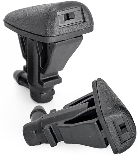 Click&Fit Ugelli lavavetri compatibili con Ford Focus Mk3 dal 2012 al 2018, Mondeo 2007-2014, Fiesta 2001-2007, C-Max - Getti di ricambio per tergicristalli CP9Z-17603-B, 2 pezzi