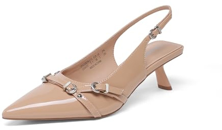 DREAM PAIRS Decolleté da donna con punta chiusa, ^, 38.5 EU