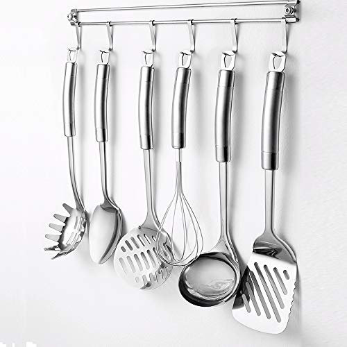 CS Kochsysteme 008765 Küchenhelfer, Edelstahl, 7-teilig, silber, 38 x 8,30 x 9,4 cm