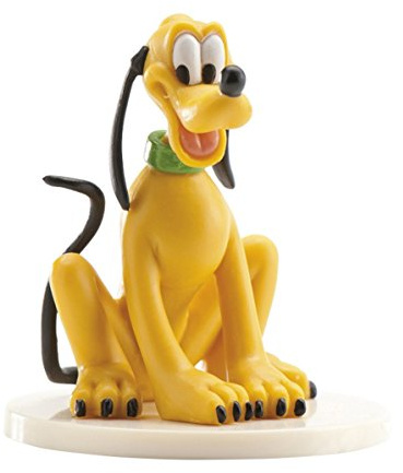 Dekora - Birthday Cake Topper With Pluto Figure - 7 cm