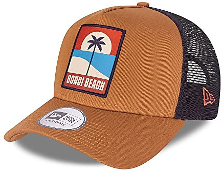 New Era Bondi Beach Cap Trucker Sommer Strand Basecap verstellbar Kappe Braun - One-Size