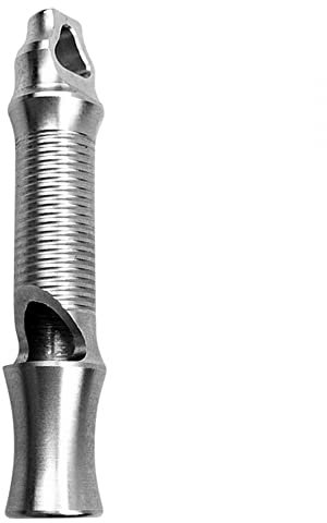 DONGKER Hundepfeife, 120dB Laut Signalpfeife Hochfrequenz Pfeife, Edelstahl Trainingspfeife für effektives Haustiertraining, Camping, Jagd, Wandern