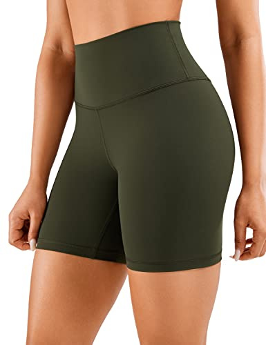 CRZ YOGA Naked Feeling Biker Pantaloncini 15cm Verde Oliva 44