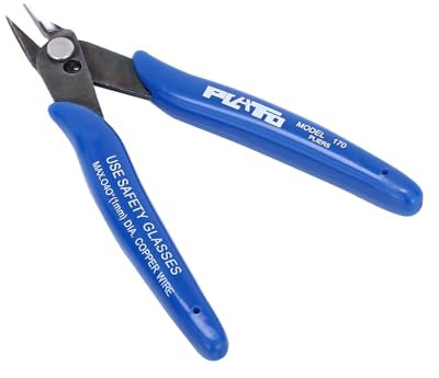 Lolileo Seitenschneider Klein, Elektronik Seitenschneider, Präzisions Mini Seitenschneider,Drahtbündigschneider, Seitenschneider Für Schmuck, Heimwerker, Schneidezange, Seitenschere, Schmuckzange