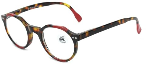 NEW VISION Gafas Presbicia Mujer, Gafas Luz Azul, Gafas Presbicia Estilo Retro, ProteccióN UV400 Gafas De Lectura, Gafas Para Ordenador Mujer NV4273 (ROJO, 2.5, Dioptrien)