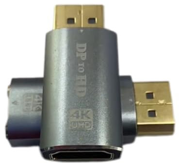 Wowfast Adapter DisplayPort auf HDMI, DP Adapter 4K@30Hz/2K@60Hz/1080P@120Hz, Kompatibel mit Dell, Lenovo, HP, Projektor, AMD, NVIDIA, Desktop