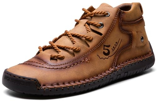 TENVEBLE NATURALLY Women's Renaissance Boots Lightweight Medieval Lace Up Shoes with Metal Detail, Soft Faux Leather Flat Boots for Daily Commute, Driving, Work & Weekend Casual