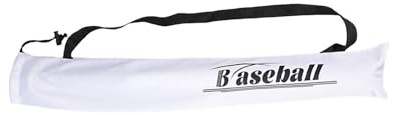 BEALIFE Softbollärmar, träningsskydd, säkerställer tillförlitlighet och funktionalitet för basebollträningspass, basebollträväska, ärmskydd, organisatör, Vit, 88 cm