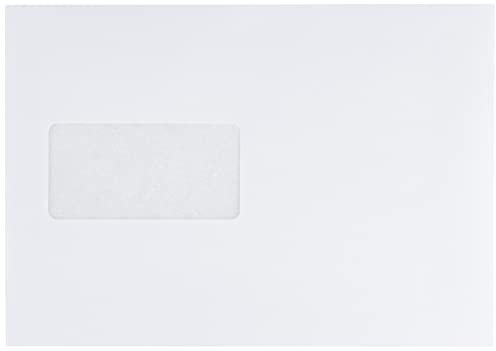 Herlitz Versandtasche C5 90 g Haftklebend, 25 Stück mit Innendruck in Folienpackung, eingeschweißt, weiß (mit Fenster)