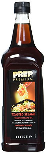 PREP PREMIUM Roasted sesame oil 1 x 1000 ml PET for lovers of Asian cuisine and oriental dishes, very high in taste