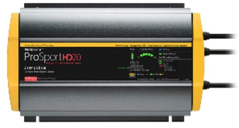 ProMariner ProSportHD 20 Global Gen 4-20 Amp - Cargador de batería de 2 Bancos