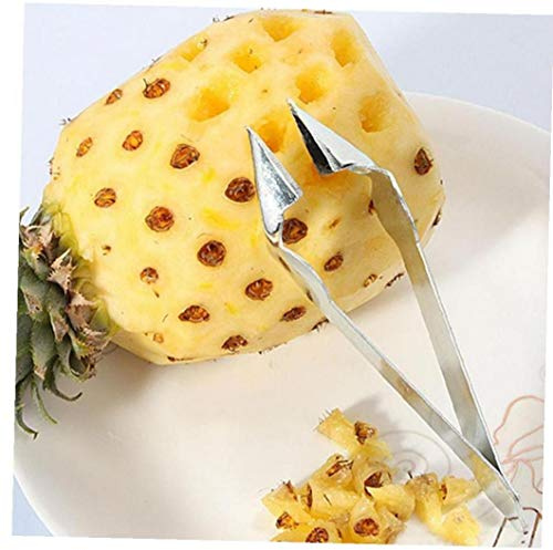 Practical Stainless Steel Cutter Pineapple Eye Peeler Pineapple Seed Remover Clip Home Kitchen Tools