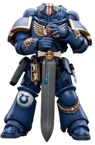 JOYTOY Warhammer 40,000 1/18 Action Figure Ultramarines Primaris Lieutenant Argaranthe Collection Model Birthday Gifts
