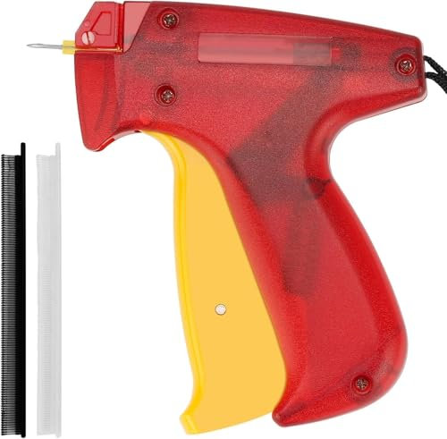 Etikettierpistole Kleidung, Micro Stitch Gun Etiketten Pistole für Kleidung,Etikettierpistol Heftpistole Etikettiermaschine mit 1920 Heftfäden,Quick Stitch Gun für Kleidung Quilten Nähen Säumen