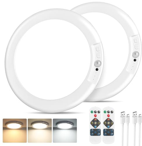 Rechargeable Motion Sensor Ceiling Light, Battery Operated Closet Light