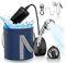 TRJZWA Portable Shower Camping,9000mAh Rechargeable Shower Pump with Digital Display,Adjustable Shower Head and Folding Bucket Outdoor Shower for Camp,Hiking Beach,Travel,Car Washing,Pet Bath,Garden