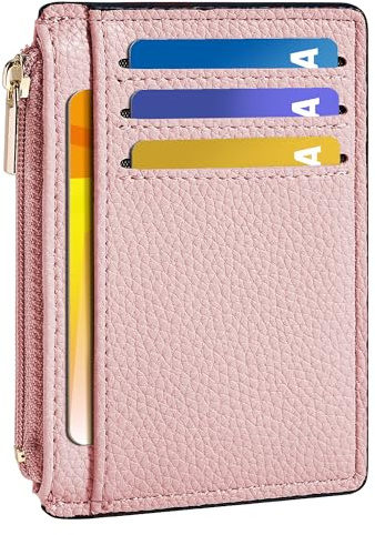 Tipmile Womens Credit Card Holder Wallet, Small Slim RFID Blocking Sleeve