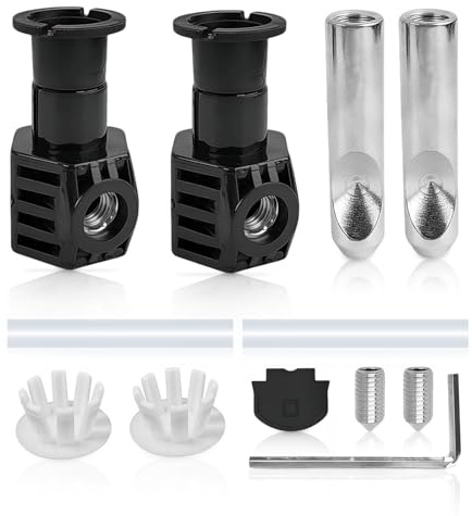 Euablfo Set di Fissaggio per WC,Set di Viti di Fissaggio Universali per Sospesi,Set di Viti per Fissaggio WC Intelligente,Set di Fissaggio per Sospesi con Chiave,Adatto