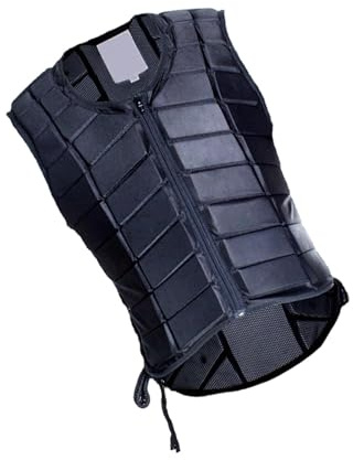 Tdoutop Gilet de Protection Rembourré pour L'équitation, Unisexe, avec Absorption des Chocs, XXL