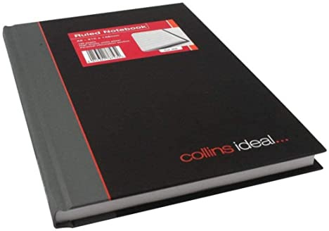 Ideal - A5 Cashbook Feint - 192 Pages - Black - 468