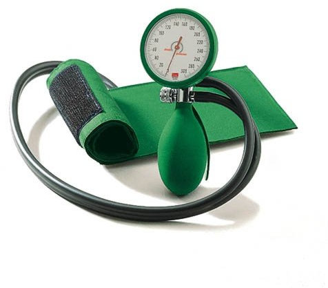 Blutdruckmessgerät boso clinicus II mit Klettenmanschette, grün