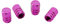 Simoni Racing CAPS2/P Ventilkappen Exagonal - Pink