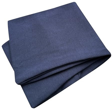 Wollhuhn ÖKO Kinder/Jungen/Mädchen Cooles Elastisches Stirnband/Haarband Bequem Zweilagig Jersey Viele Motive (Einfarbig Dunkelblau)