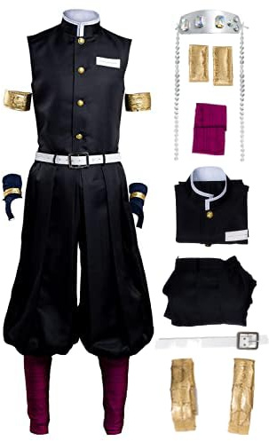 Gonriya Costume da uomo, uniforme per cosplay anime, per adulti