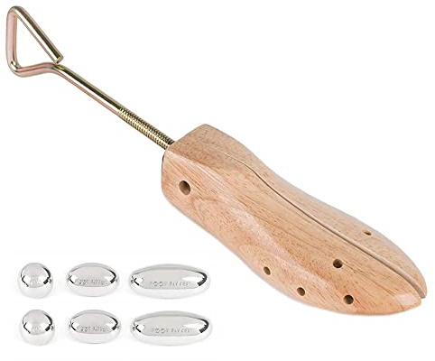 FootFitter Best Professional One-Way Adjustable Shoe Stretcher, Heavy-Duty, Stretches Width Only, Loosen & Expand Shoes (Women's Large (US 9-11.5))