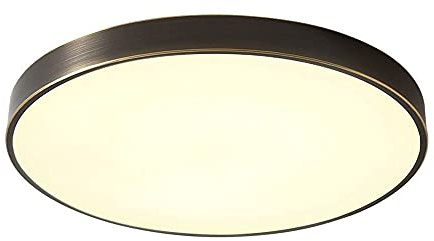 CHENKUI 48W 4320lm Lámpara De Techo LED De Bajo Consumo Luz De Techo Con Atenuación De Tres Colores Luz De Noche Para El Hogar Con Montaje Empotrado Iluminación De Techo Circular Plana Para Cocina, Ba