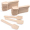 100 Pack Wooden Spoon, Disposable Spoons(95mm/3.7), Biodegradable and Compostable Wooden Dessert Spoons