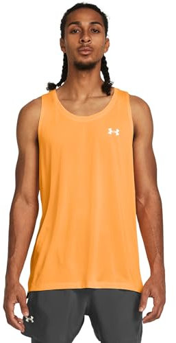 Under Armour Herren Streaker Singlet Tank-Top Laufbekleidung Tank-Top Orange - L