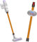 Pulyibo Verlängerungsrohr für Dyson V15 V11 V10 V8 V7 Staubsauger, Rohr für Dyson Ersatz Teleskoprohr Schnellspanner Verlängerungsstange, Staubsaugerrohr Zubehör 73cm（Orange）