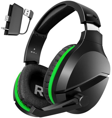 WolfLawS X3 Wireless Gaming Headset for Xbox Series X|S, Xbox One, PS5, PC, Mac, Nintendo Switch, Bluetooth Over Ear Gaming Headphones with Noise Canceling Microphone, 50H Battery, Low Latency