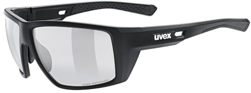 uvex mtn venture V - Sportbrille für Damen und Herren - selbsttönend - konstraststeigernd - black matt - one size